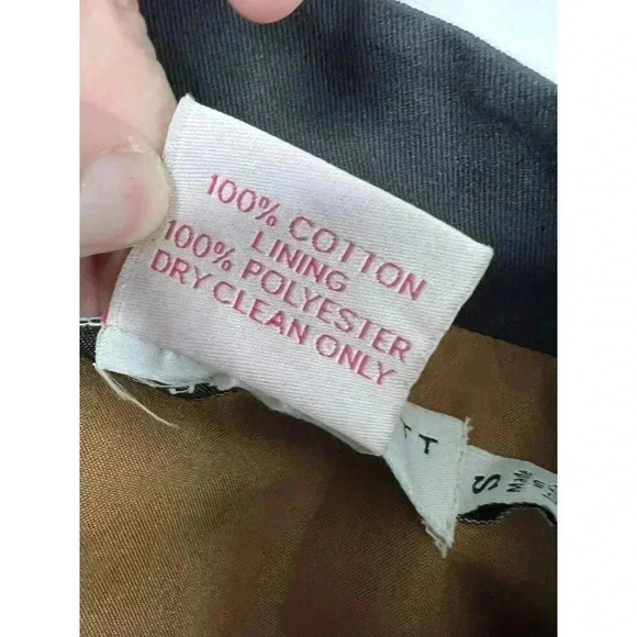 Gretchen Scott Twill Twig Jacket Black Embroidered Button Front Small - Picture 4 of 4